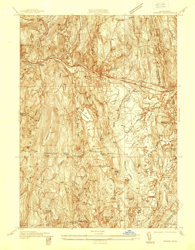 United States Geological Survey Orange, MA (1937, 24000-Scale) digital map