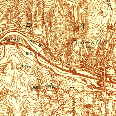 United States Geological Survey Orange, MA (1937, 24000-Scale) digital map