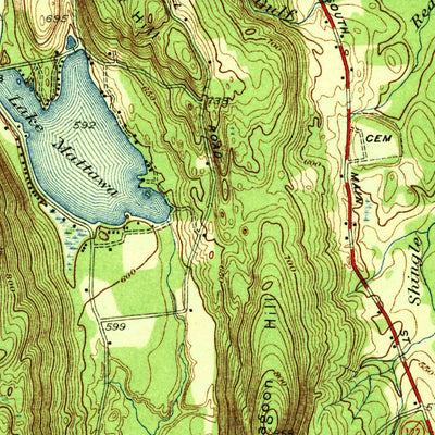 United States Geological Survey Orange, MA (1941, 31680-Scale) digital map