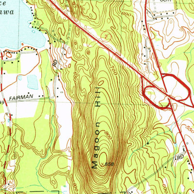 United States Geological Survey Orange, MA (1977, 25000-Scale) digital map