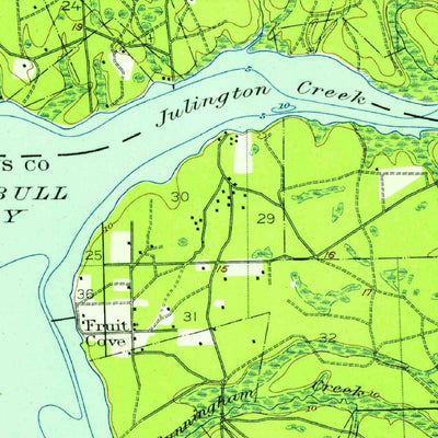 United States Geological Survey Orange Park, FL (1917, 62500-Scale) digital map