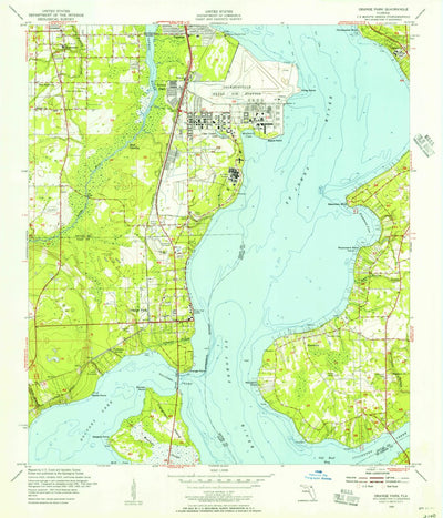 United States Geological Survey Orange Park, FL (1952, 24000-Scale) digital map