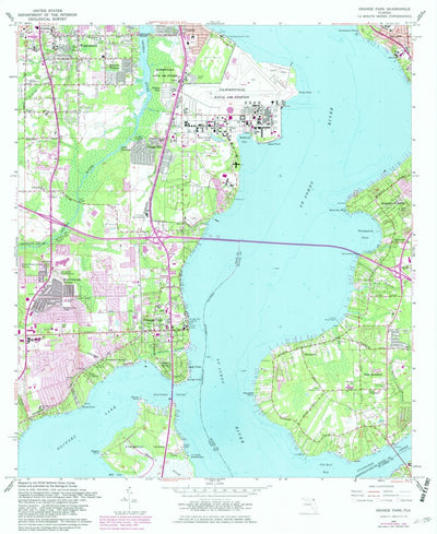 United States Geological Survey Orange Park, FL (1964, 24000-Scale) digital map
