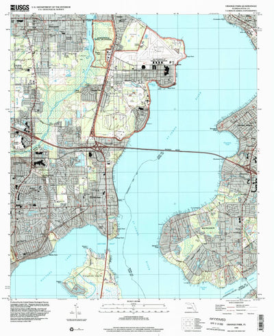 United States Geological Survey Orange Park, FL (1994, 24000-Scale) digital map