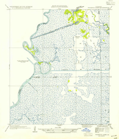 United States Geological Survey Orange, TX-LA (1954, 31680-Scale) digital map