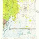 United States Geological Survey Orange, TX-LA (1955, 62500-Scale) digital map