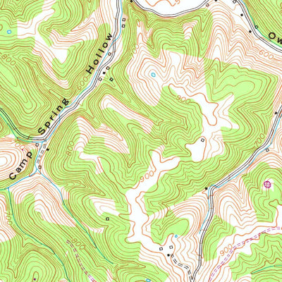 United States Geological Survey Orangeburg, KY (1952, 24000-Scale) digital map