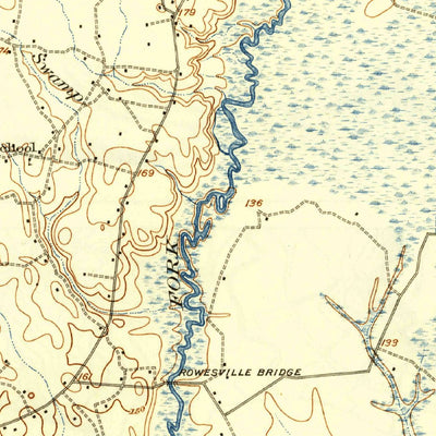 United States Geological Survey Orangeburg, SC (1921, 62500-Scale) digital map