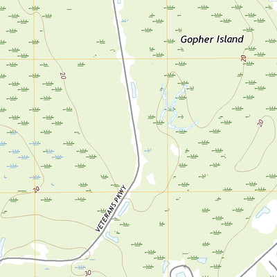 United States Geological Survey Orangedale, FL (2021, 24000-Scale) digital map