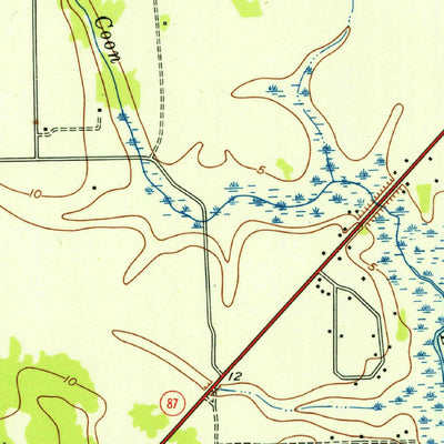 United States Geological Survey Orangefield, TX-LA (1943, 24000-Scale) digital map