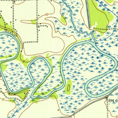 United States Geological Survey Orangefield, TX-LA (1943, 24000-Scale) digital map