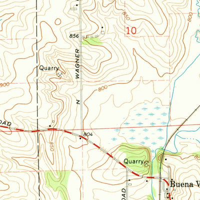 United States Geological Survey Orangeville, IL (1971, 24000-Scale) digital map