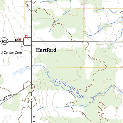 United States Geological Survey Orangeville, OH (2023, 24000-Scale) digital map