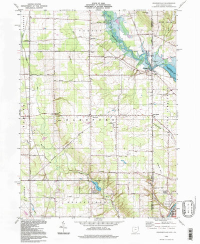 United States Geological Survey Orangeville, OH-PA (1994, 24000-Scale) digital map