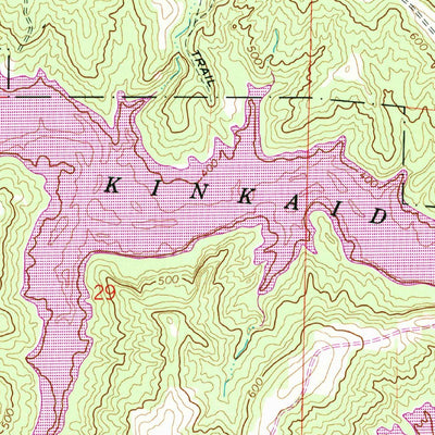 United States Geological Survey Oraville, IL (1968, 24000-Scale) digital map