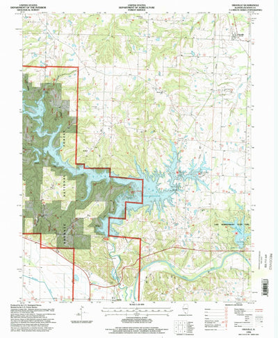 United States Geological Survey Oraville, IL (1996, 24000-Scale) digital map