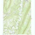 United States Geological Survey Orbisonia, PA (1966, 24000-Scale) digital map