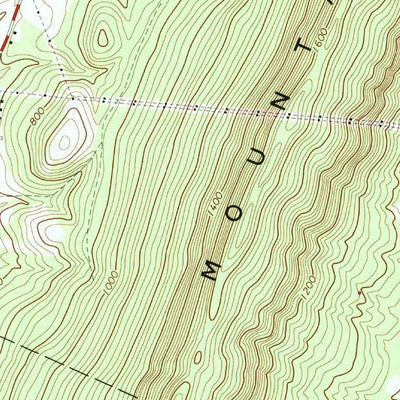 United States Geological Survey Orbisonia, PA (1966, 24000-Scale) digital map