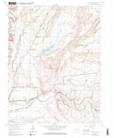 United States Geological Survey Orchard City, CO (1962, 24000-Scale) digital map