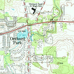 United States Geological Survey Orchard Park, NY (1965, 24000-Scale) digital map