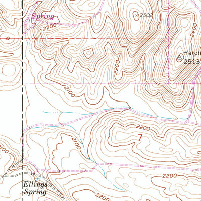 United States Geological Survey Orchard Peak, CA (1961, 24000-Scale) digital map