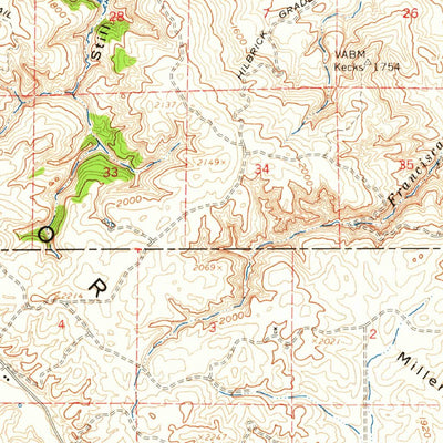 United States Geological Survey Orchard Peak, CA (1961, 62500-Scale) digital map
