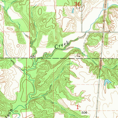United States Geological Survey Orchardville, IL (1968, 24000-Scale) digital map