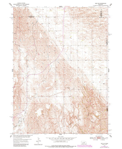 United States Geological Survey Ord NE, NE (1954, 24000-Scale) digital map