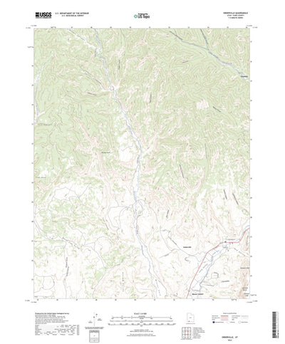 United States Geological Survey Orderville, UT (2023, 24000-Scale) digital map