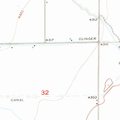 United States Geological Survey Ordway, CO (1954, 24000-Scale) digital map