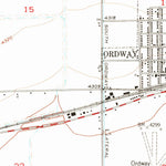 United States Geological Survey Ordway, CO (1954, 24000-Scale) digital map