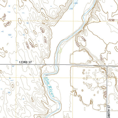 United States Geological Survey Ordway, SD (2021, 24000-Scale) digital map
