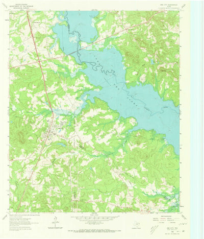 United States Geological Survey Ore City, TX (1962, 24000-Scale) digital map