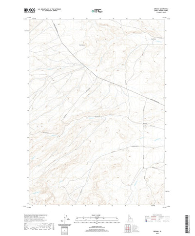 United States Geological Survey Oreana, ID (2020, 24000-Scale) digital map