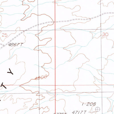 United States Geological Survey Oreana NW, NV (1987, 24000-Scale) digital map