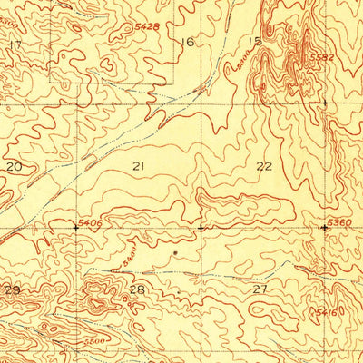 United States Geological Survey Oregon Basin, WY (1913, 62500-Scale) digital map