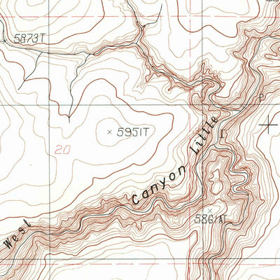 United States Geological Survey Oregon Butte, OR (1982, 24000-Scale) digital map