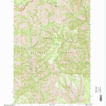 United States Geological Survey Oregon Butte, WA (1995, 24000-Scale) digital map