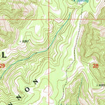 United States Geological Survey Oregon Butte, WA (1995, 24000-Scale) digital map