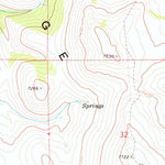 United States Geological Survey Oregon Canyon, NV (1977, 24000-Scale) digital map