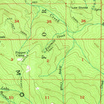 United States Geological Survey Oregon Caves, OR-CA (1954, 62500-Scale) digital map