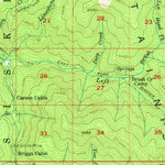 United States Geological Survey Oregon Caves, OR-CA (1954, 62500-Scale) digital map
