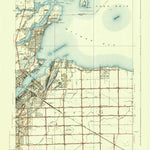 United States Geological Survey Oregon, OH-MI (1938, 31680-Scale) digital map