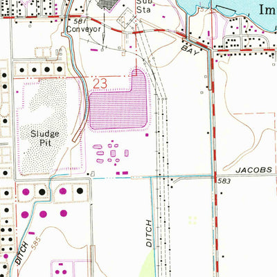 United States Geological Survey Oregon, OH-MI (1965, 24000-Scale) digital map