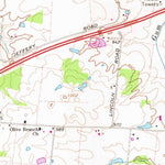 United States Geological Survey Oregonia, OH (1968, 24000-Scale) digital map