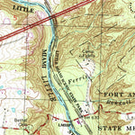 United States Geological Survey Oregonia, OH (1996, 24000-Scale) digital map