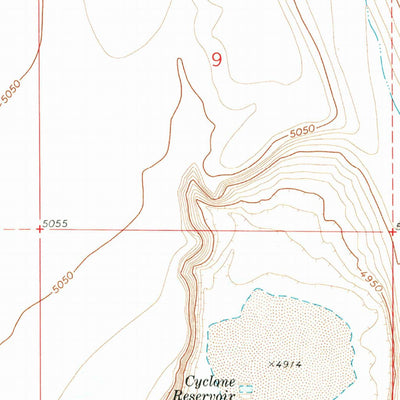 United States Geological Survey Orejana Canyon, OR (1971, 24000-Scale) digital map