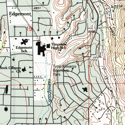 United States Geological Survey Orem, UT (1994, 24000-Scale) digital map
