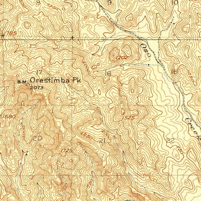 United States Geological Survey Orestimba, CA (1919, 62500-Scale) digital map