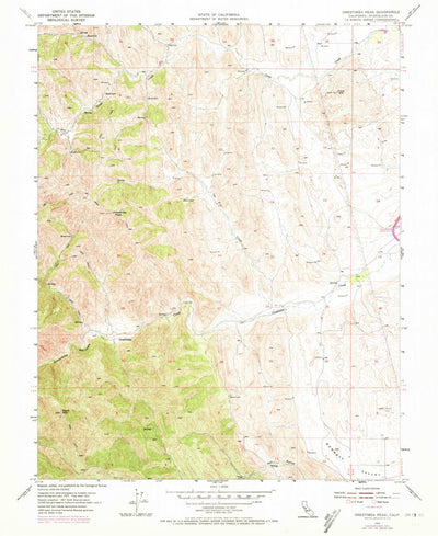 United States Geological Survey Orestimba Peak, CA (1955, 24000-Scale) digital map